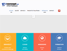 Tablet Screenshot of i-concept.ch